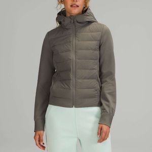 lululemon athletica Gray Hooded Jacket